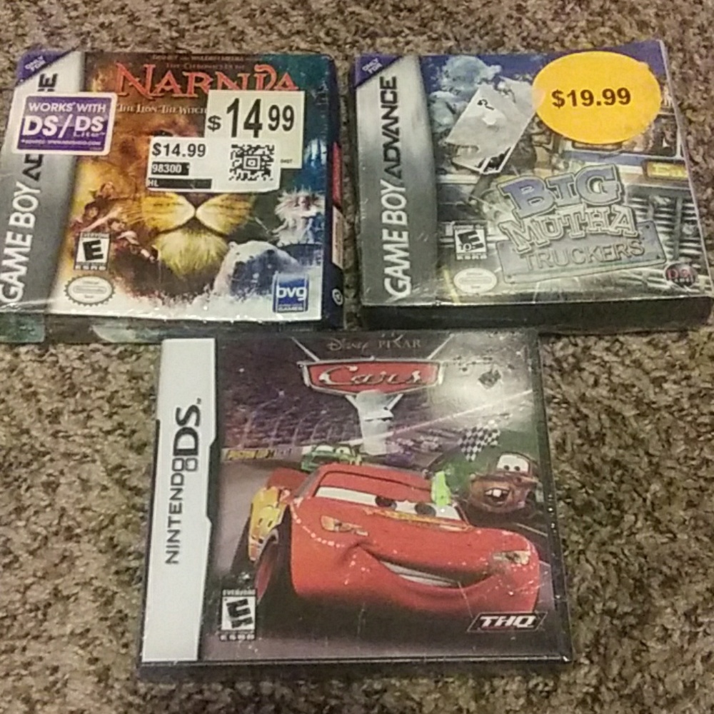 Game boy advanced and Nintendo ds games